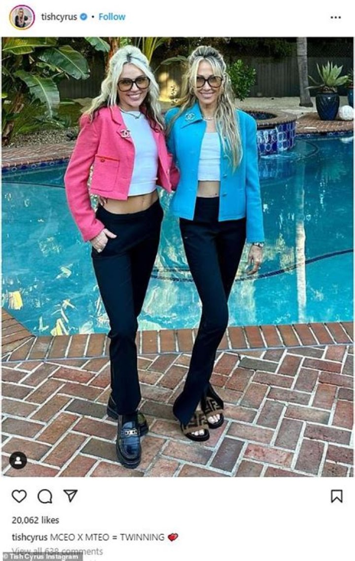 Miley Cyrus Poses Poolside in a Thong During Epic Girls’ Trip With Her Mom and Sister